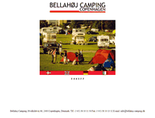 Tablet Screenshot of bellahoj-camping.dk